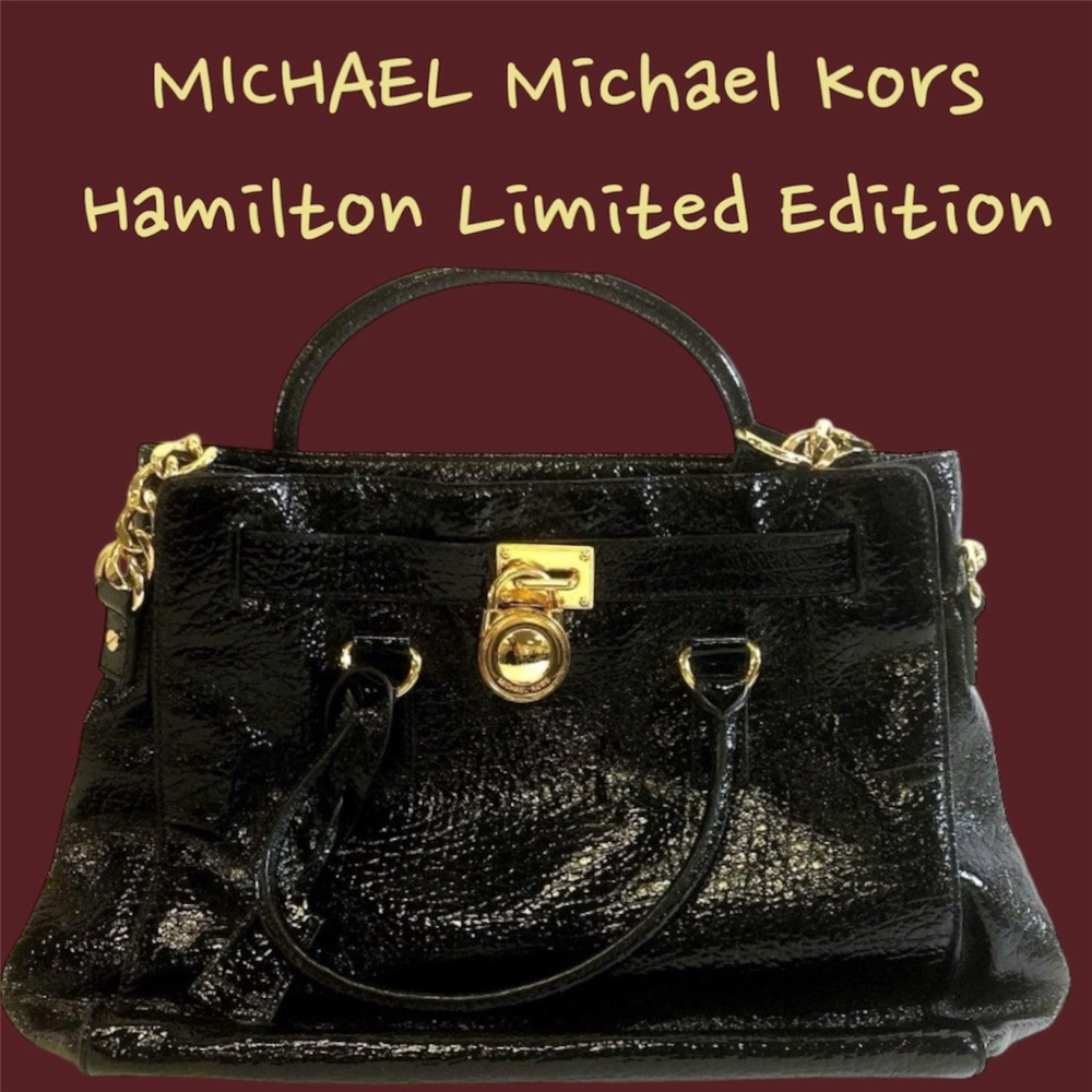 NEW Michael Kors LIMITED EDITION
Hamilton Embossed Leather Chunky Lock & Key - Picture 7 of 16